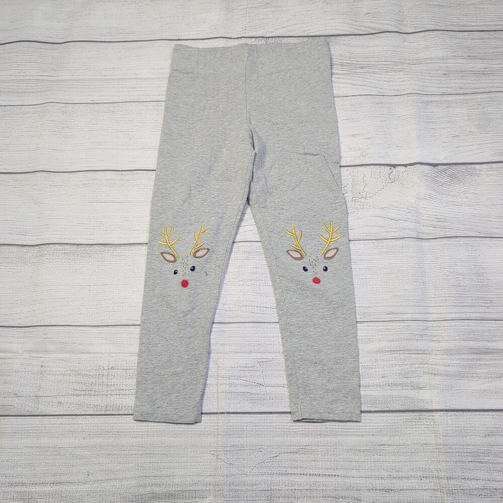 5/6 Mini Boden Reindeer Leggings